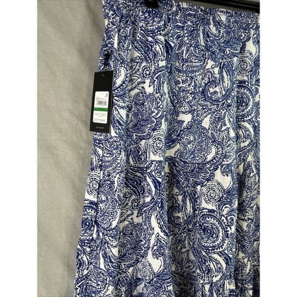 Jones New York Blue White Paisley Skirt Women's Size Large NWT - Picture 15 of 16
